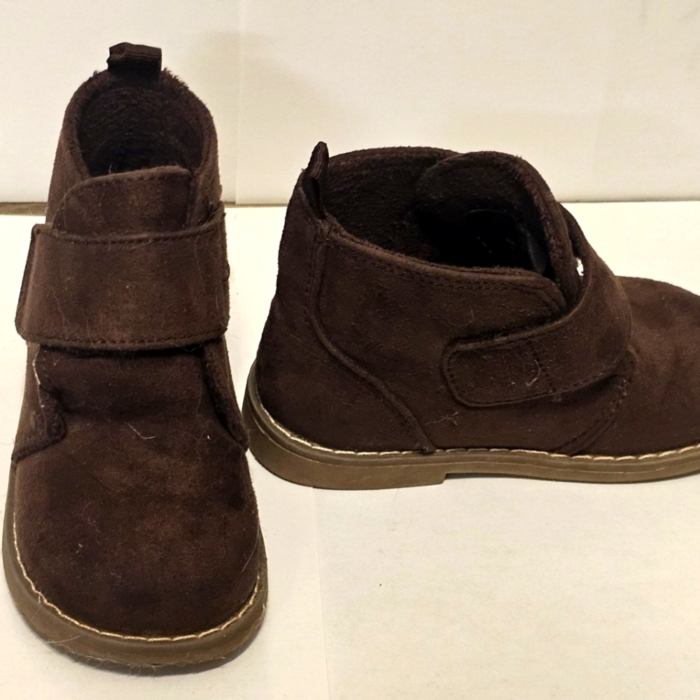 H&M Brown Kids Boots with Velcro Strap